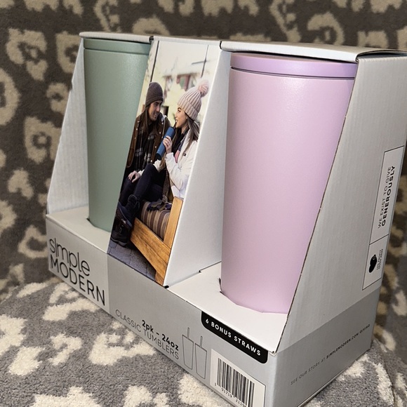 New Simple Modern Classic Tumblers 24oz Stainless Steel (2 pack set) 😍 - Picture 12 of 16